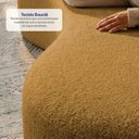 Ver imagem 5 de Conjunto de Sofá 3 e 2 Lugares Veda Xpand Tech Tecido Bouclê Caramelo Cama Inbox