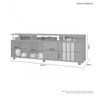 Rack Atraente - Jcm Café/off White - 4