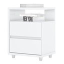 Ver imagem 2 de Kit 2 Mesas de Cabeceira Lacy Branco ? Henn