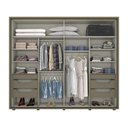 Ver imagem 6 de Guarda Roupa Casal Espelho 02 Portas Dallas Henn Duna Off White