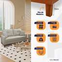 Ver imagem 3 de Conjunto Sofá Living 3 e 2 Malibu Bouclê 1,50/2,30m - King House