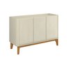 Buffet Aparador Flip 1.20 3 Portas Sala - 3 Cores:offwhite - 2