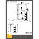 Ver imagem 4 de Armário Multiuso para Forno e Microondas com Fruteira Espresso Móveis