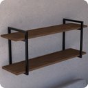 Ver imagem 3 de Prateleira Estilo industrial Para Sala Parede GND PM 100cm