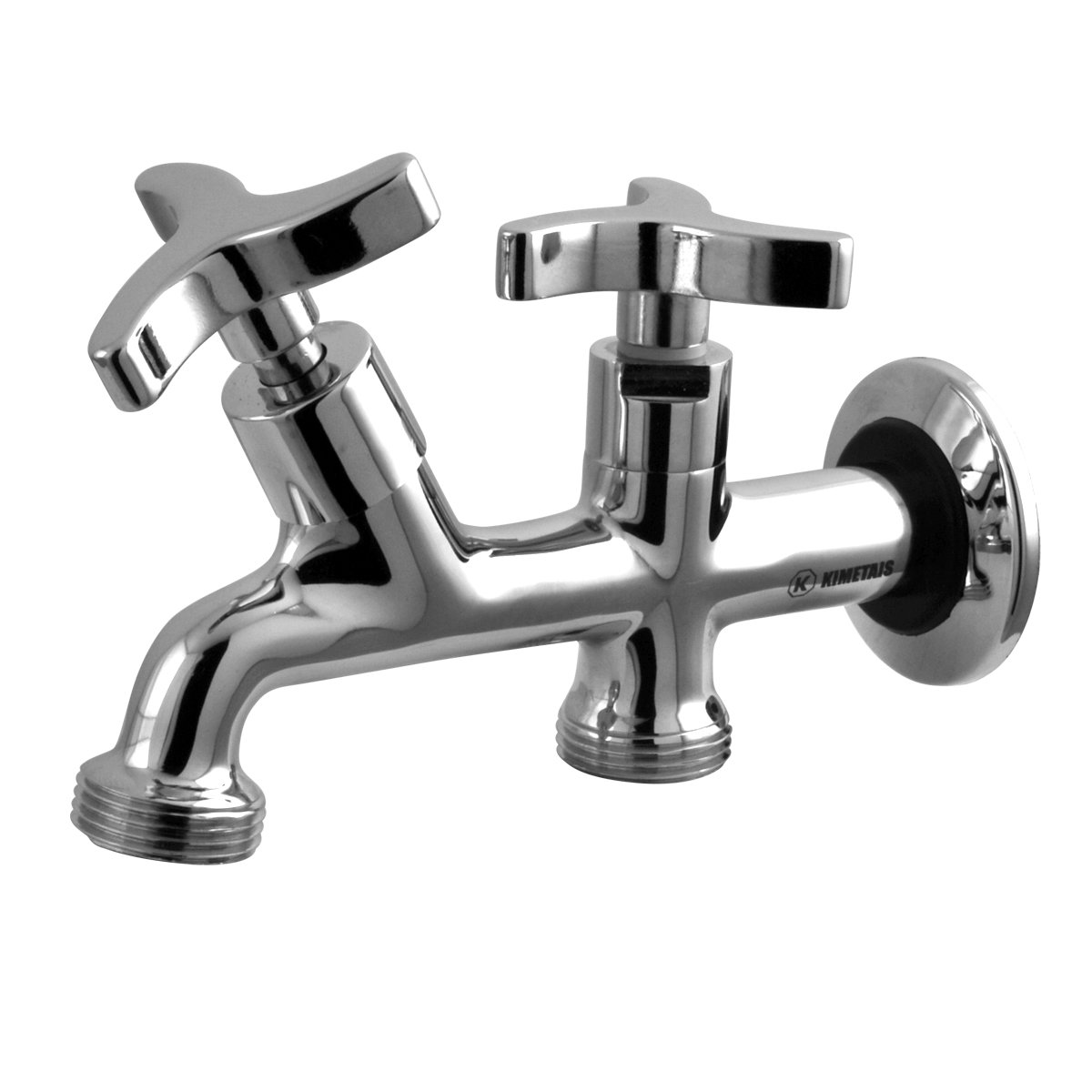 Torneira Kimetais TR002525/1083.C20 Tanque MAQ PAR 130MM com Bico MVS e 1/4V JOY - 1