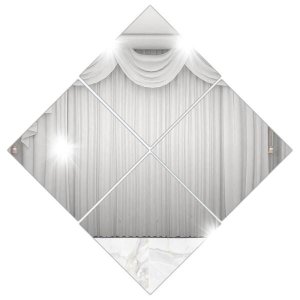 Espelho Decorativo Decoração Sala Quarto Cozinha Losango 1