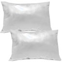Ver imagem 1 de Kit 2 Fronhas de Travesseiro Impermeável Impermeável Velcro Branco