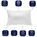 Ver imagem 6 de Kit 2 Fronhas de Travesseiro Impermeável Impermeável Velcro Branco