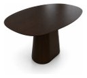 Ver imagem 5 de Mesa de Jantar Ovalada 130x80cm - MDF Tabaco