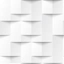 Ver imagem 1 de Papel de Parede Geométrico Irregular Branco - 3,30x0,50m