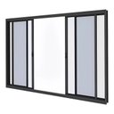 Ver imagem 1 de Janela de Alumínio Preto Vitro de Correr 4 Folhas sem Grade Cmc Harmony-1.20(l)x1.20(a)