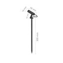Ver imagem 3 de Espeto para Jardim Astraled Elix LED 30cm Alto Irc 90 2W Bivolt Preto