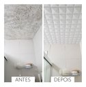 Ver mais imagens de Kit com 90 Placa 3d Autocolante Revestimento Parede Tetos 3m Inca