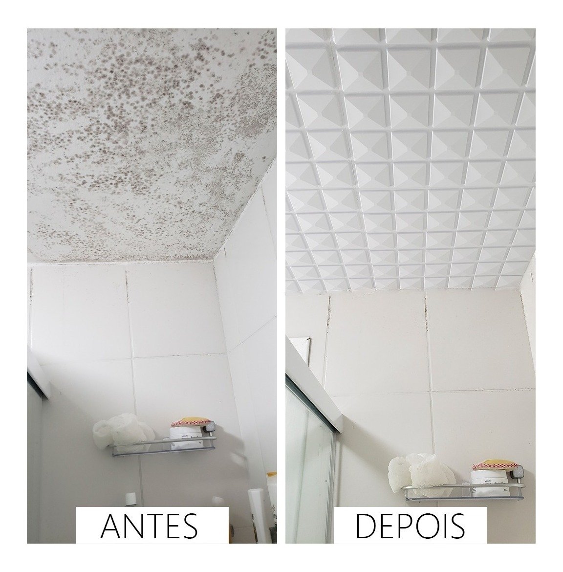 Kit Com 90 Placa 3d Autocolante Revestimento Parede Tetos 3m Inca ...