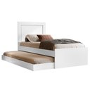 Ver imagem 2 de Bicama Solteiro Com Cama Auxiliar Bibox Luara Branco