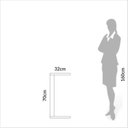 Ver imagem 5 de Mesa Lateral 100% Mdf 70cm X 60cm Pradel