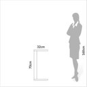 Ver imagem 5 de Mesa Lateral 100% MDF 70cm x 60cm Pradel