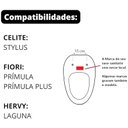 Ver imagem 7 de Assento Sanitário Polipropileno Stylus Laguna Astra para Louça Celite Branco