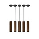 Ver imagem 2 de 5 Pendente Luminária 33cm Luxo Madeira Para Bancadas