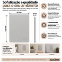 Ver imagem 5 de Placa Cega com Suporte 4x2 Infiniti Plus Níquel Margirius Cor:Níquel