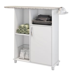 Tábua de Passar Pluméria Branco - MoveisAqui