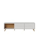 Ver imagem 4 de Rack para TV até 75 Polegadas com LED MDF 216,8cm Pés em Madeira Maciça Amalfi