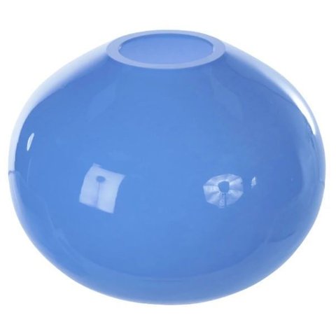 Vaso Decorativo Vidro 7cm Azul Florarte Flor Arte