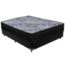 Ver imagem 1 de Cama Box e Colchão Airtech Pampa Molas Ensacadas Casal Ortobom: Preto