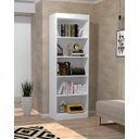 Ver imagem 2 de Estante Para Livros 5 Nichos Multiuso Branco Havai