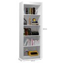 Ver imagem 3 de Estante Para Livros 5 Nichos Multiuso Branco Havai