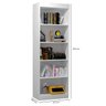 Estante Para Livros 5 Nichos Multiuso Branco Havai - 3