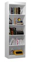 Ver imagem 1 de Estante Para Livros 5 Nichos Multiuso Branco Havai