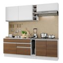 Ver imagem 3 de Armário de Cozinha Completa 220cm Branco/Rustic/Branco Parma Madesa 03