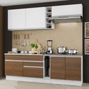 Ver imagem 1 de Armário de Cozinha Completa 220cm Branco/Rustic/Branco Parma Madesa 03