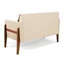 Ver imagem 7 de Sofá Namoradeira Lana Corino Base de Madeira - D’Rossi Bege