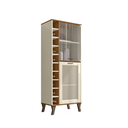 Ver imagem 1 de Cristaleira 2 Portas MDF Arcade Nature Off White Mobler