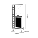 Ver imagem 3 de Cristaleira 2 Portas MDF Arcade Nature Off White Mobler