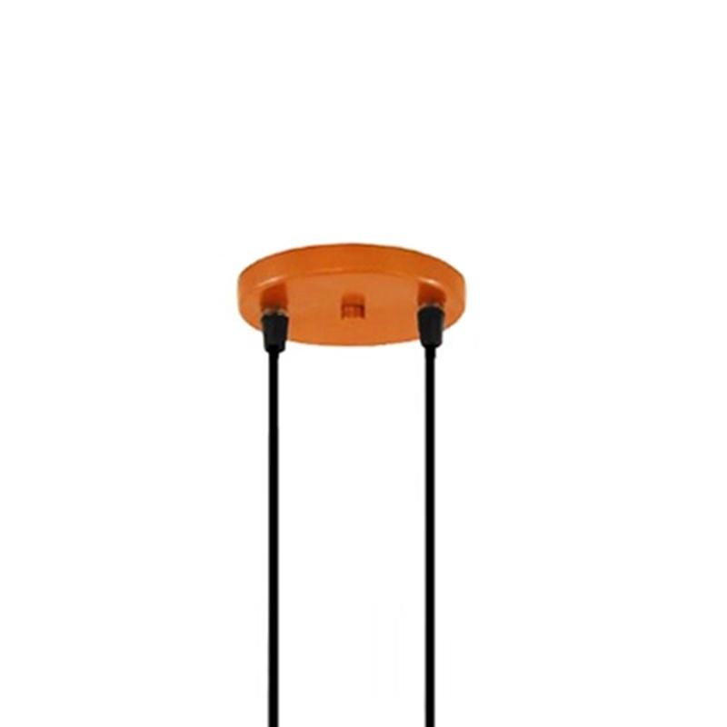 Pendente Jabuti UP Cobre com Globos Âmbar para 6 Lâmpadas G9 de LED - 5