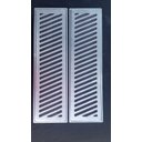 Ver imagem 6 de Grelha Ralo Linear Reforçado 15x100 modelo Diagonal com Tela Anti Insetos ( 2 peças 50cm) Aluminio -