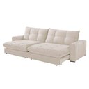 Ver imagem 2 de Sofá Firenze Linho 02 Módulos de 120cm B25cm Meu Sofá Online A302 Linho Branco