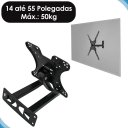 Ver imagem 1 de Suporte Tv Articulado 14 a 55 Polegadas Ate 50kg