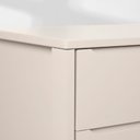 Ver imagem 4 de Cômoda Theo 6 Gavetas com Pés Retrô Natural - Areia Abra Casa