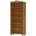 Ver imagem 5 de Estante Livreiro Multiuso 5 Prateleiras Madeira Maciça Lazuli F06 Freijó - Lyam Decor