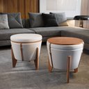 Ver imagem 1 de Puff Flex Larflex Bege