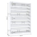 Ver imagem 2 de SAPATEIRA MÓDULO CLOSET 48 PARES PARA SAPATOS 100% MDF M513.B MUNDI MOVEIS