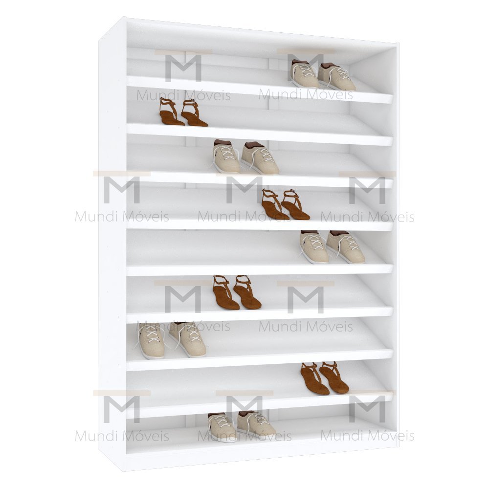 SAPATEIRA MÓDULO CLOSET 48 PARES PARA SAPATOS 100% MDF M513.B MUNDI MOVEIS - 6