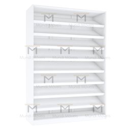 SAPATEIRA MÓDULO CLOSET 48 PARES PARA SAPATOS 100% MDF M513.B MUNDI MOVEIS - 4