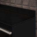 Ver imagem 1 de Tampo para Balcão de Cozinha 120cm MDP Preto - Lumil