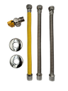 Ver imagem 1 de Kit Instalação Aquecedor 1/2" - Flexível 30cm - 6 Peças