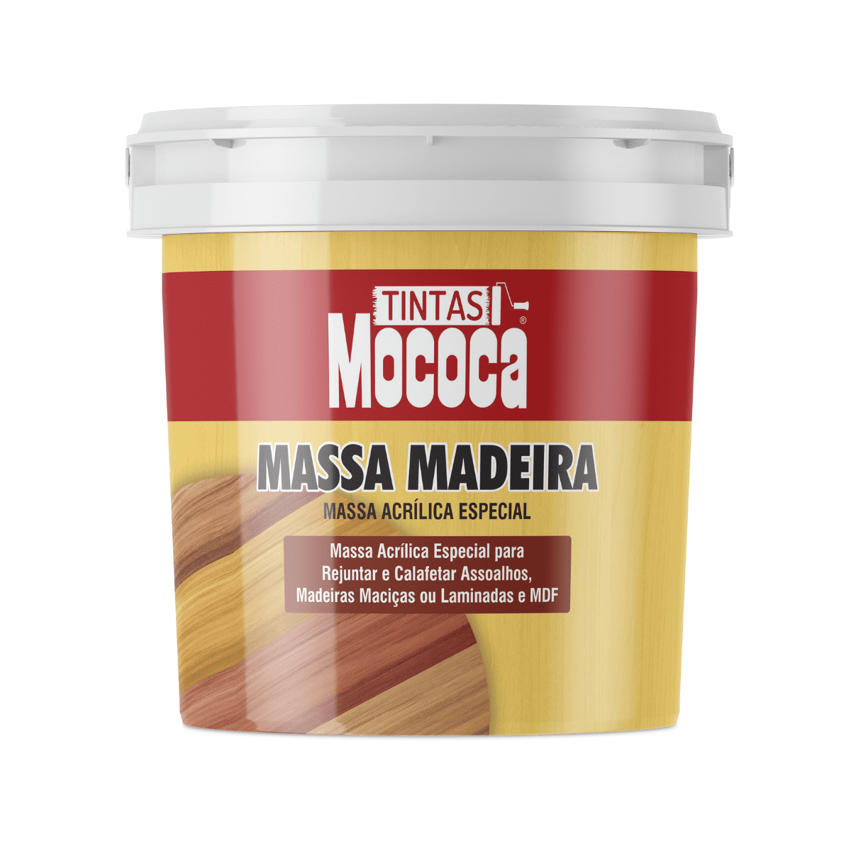 Massa Repara Madeira Rejunta Calafeta Base Água Cores 1,3kg - 5